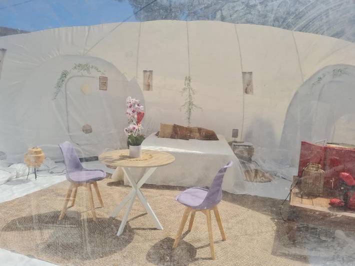 Tente pour 2 personnes, avec jacuzzi et jardin à Six-Fours-les-Plages - 3