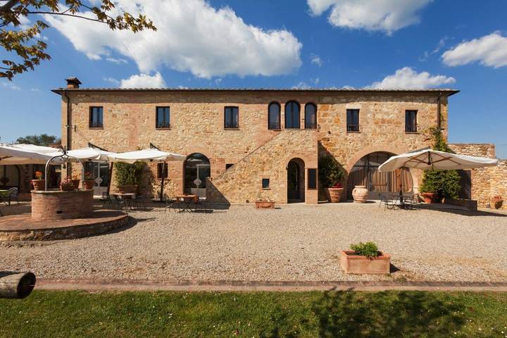 Ferienhaus für 2 Personen, mit Terrasse und Garten sowie Pool in Pienza