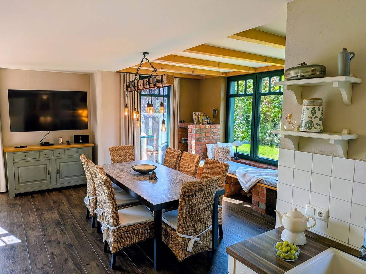 Exklusives "Landhaus Markurt" mit Sauna und Kamin in Born auf dem Darß in Born a. Darß, Born am Darß