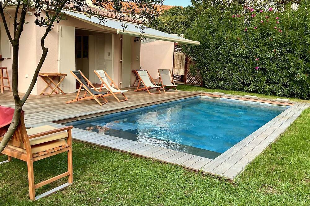 Eine Oase im Herzen von Saint-Tropez in Saint-Tropez, Mittelmeerküste (Frankreich)