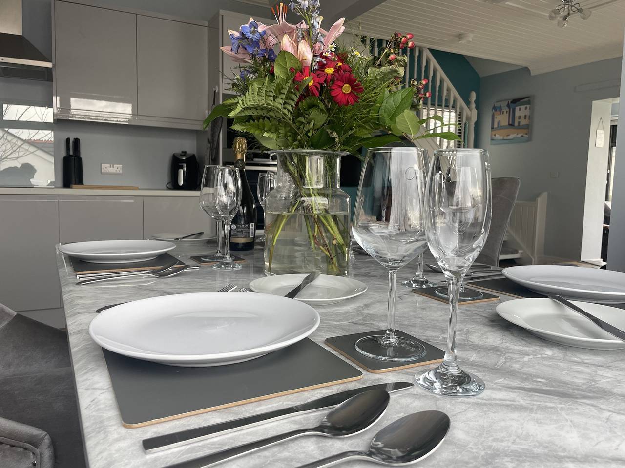 Ferienhaus für 6 Personen mit Terrasse in Grafschaft Down