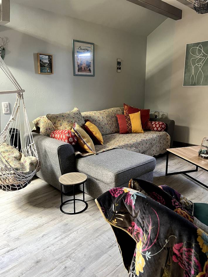 Appartement de vacances pour 9 personnes, avec jardin