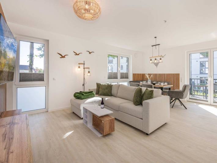 Ferienwohnung für 4 Personen, mit Balkon, mit Haustier