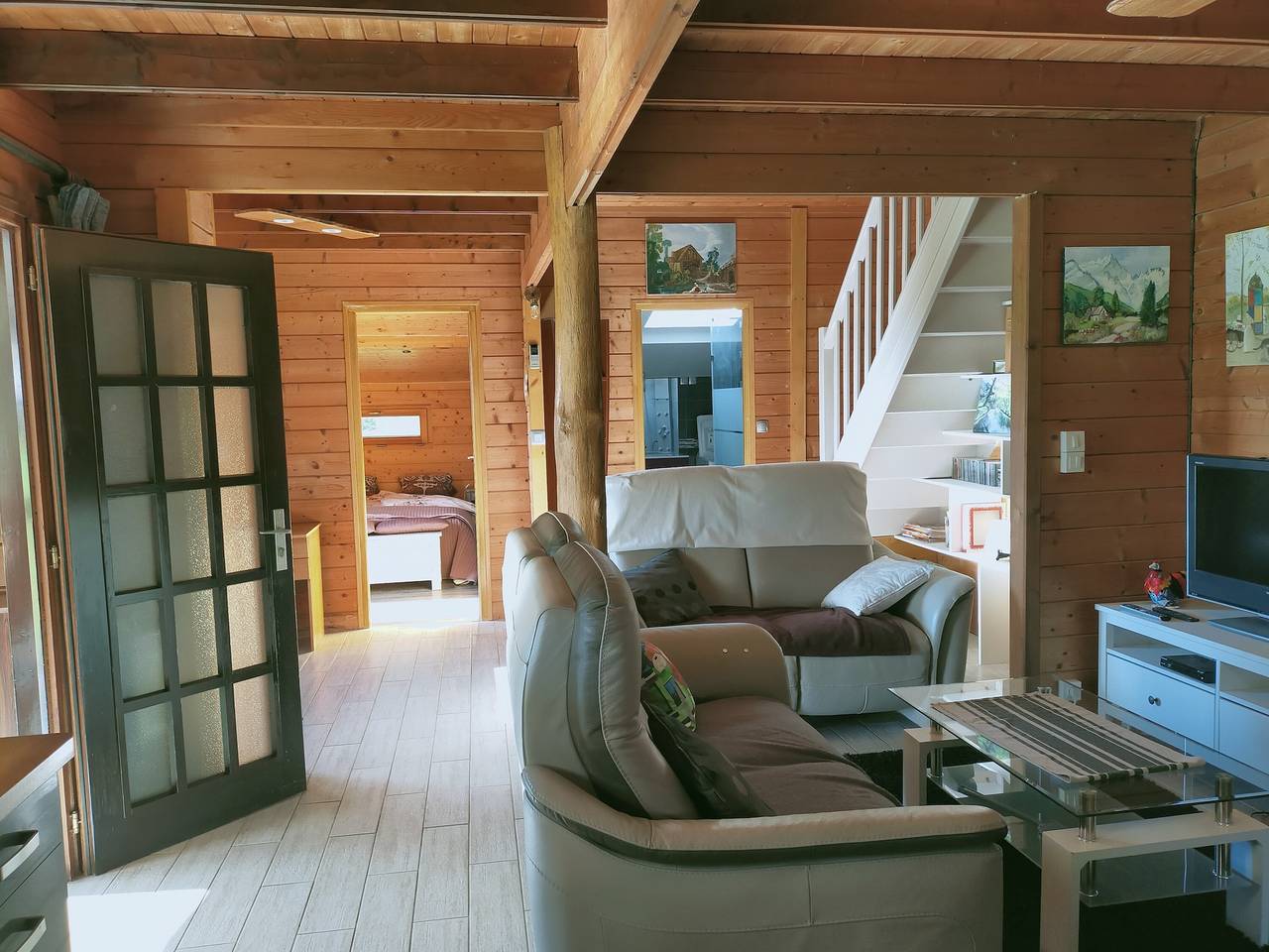 Chalet „Chez Monique“ mit Bergblick, privater Terrasse und Wlan in Le Val-d'Ajol, Regionaler Naturpark Belchen der Vogesen