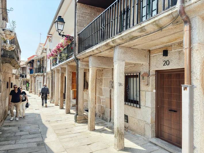 Apartamento para 6 personas, con balcón y vistas en Combarro