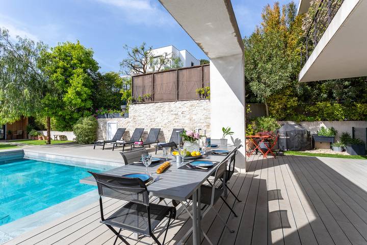 Villa für 8 Personen, mit Garten und Terrasse in Nizza - 4