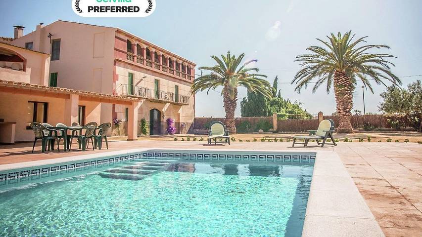 Villa für 10 Personen, mit Pool und Garten in Sant Pere Pescador