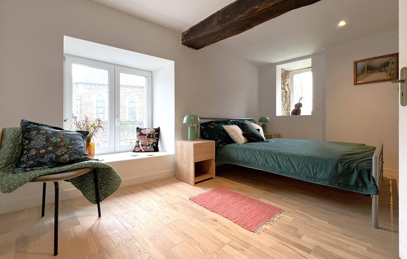 Charmant appartement de 76 m² avec Wi-Fi, parking et terrain de pétanque in La Baroche-sous-Lucé, Parc naturel régional Normandie-Maine
