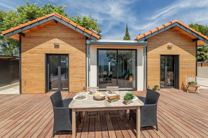 Location de vacances pour 4 personnes, avec terrasse et vue dans Plage du Pin de Galle - 3