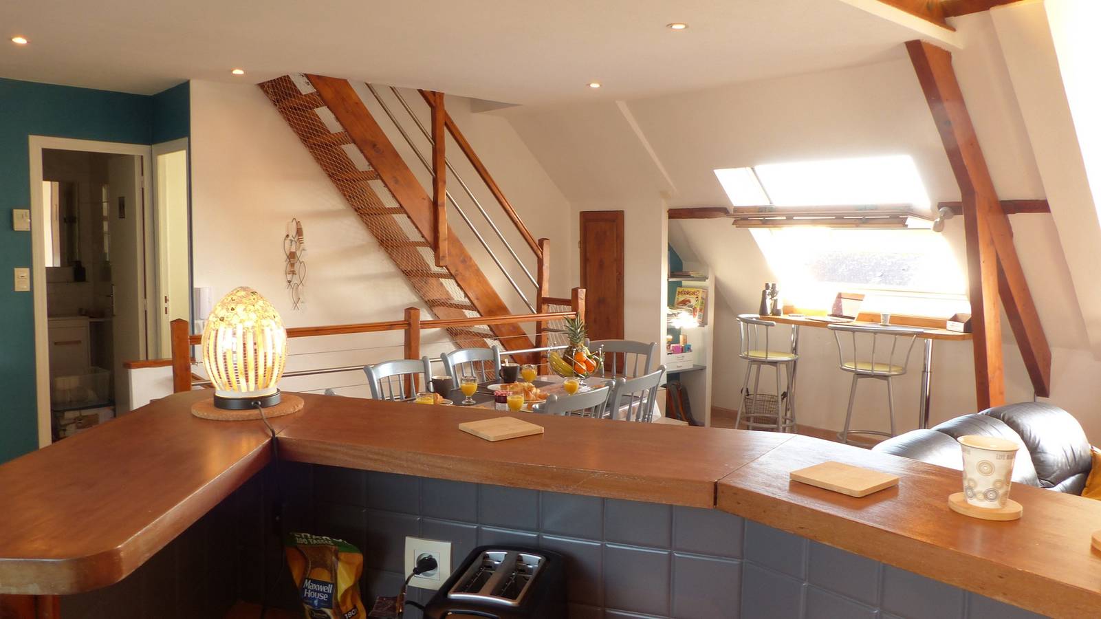 Apartamento entero, Appartement tout confort avec vue sur mer in Plouhinec (Morbihan), Côte des Mégalithes