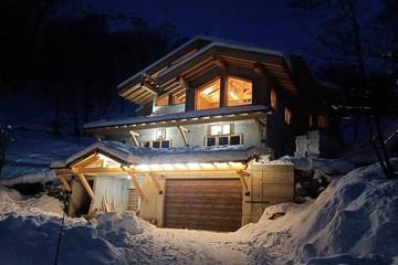 Chalet pour 14 personnes, avec balcon et jardin à Bonneval-sur-Arc