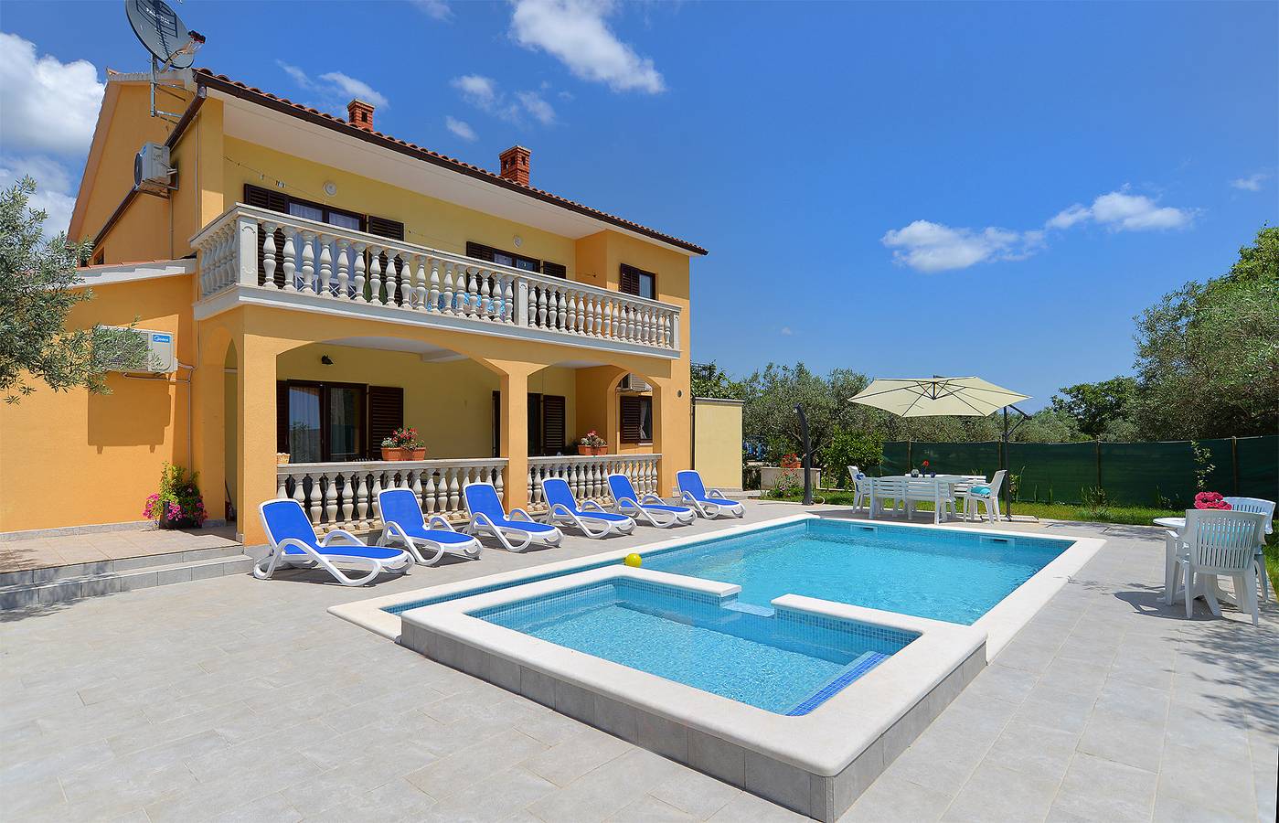 Ferienhaus für 16 Personen mit Pool in Vodnjan, Südküste Istrien
