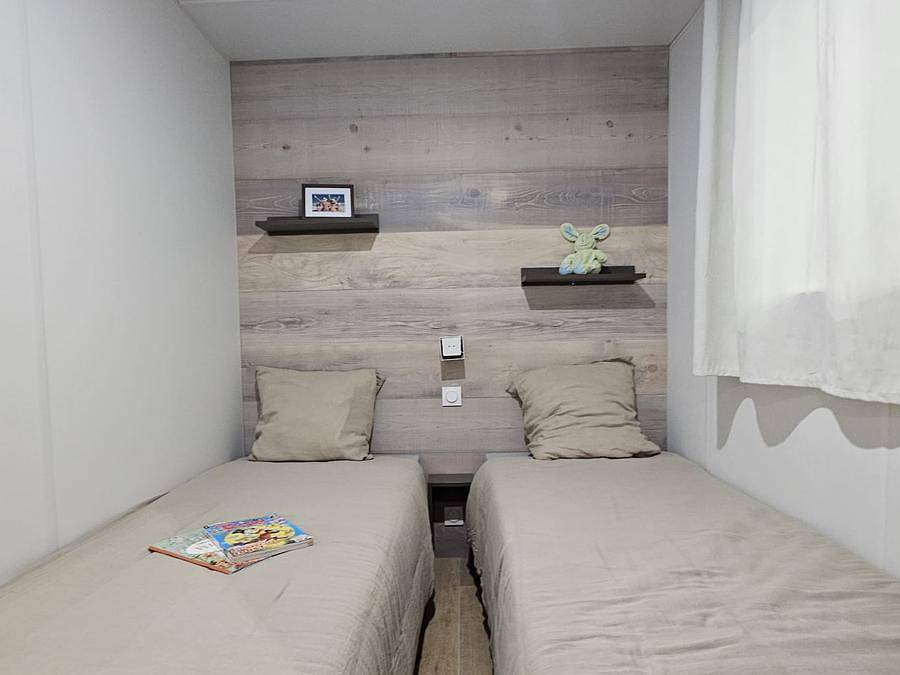 Camping Sites et Paysages - Les Pinèdes  - Mobilhome 6 personas - Nuevo Cottage Cottage Privilège Oasis 3 dormitorios in La Colle-sur-Loup, Costa mediterránea (Francia)
