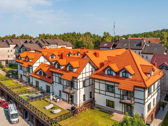 Apartament wakacyjny dla 6 osób, z Balkon i Widok w Nida