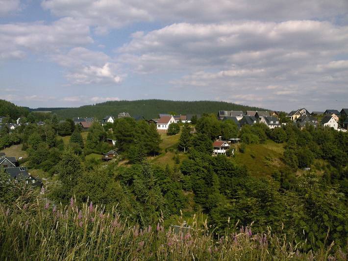 Hütte für 2 Personen, mit Terrasse und Garten am Rennsteig