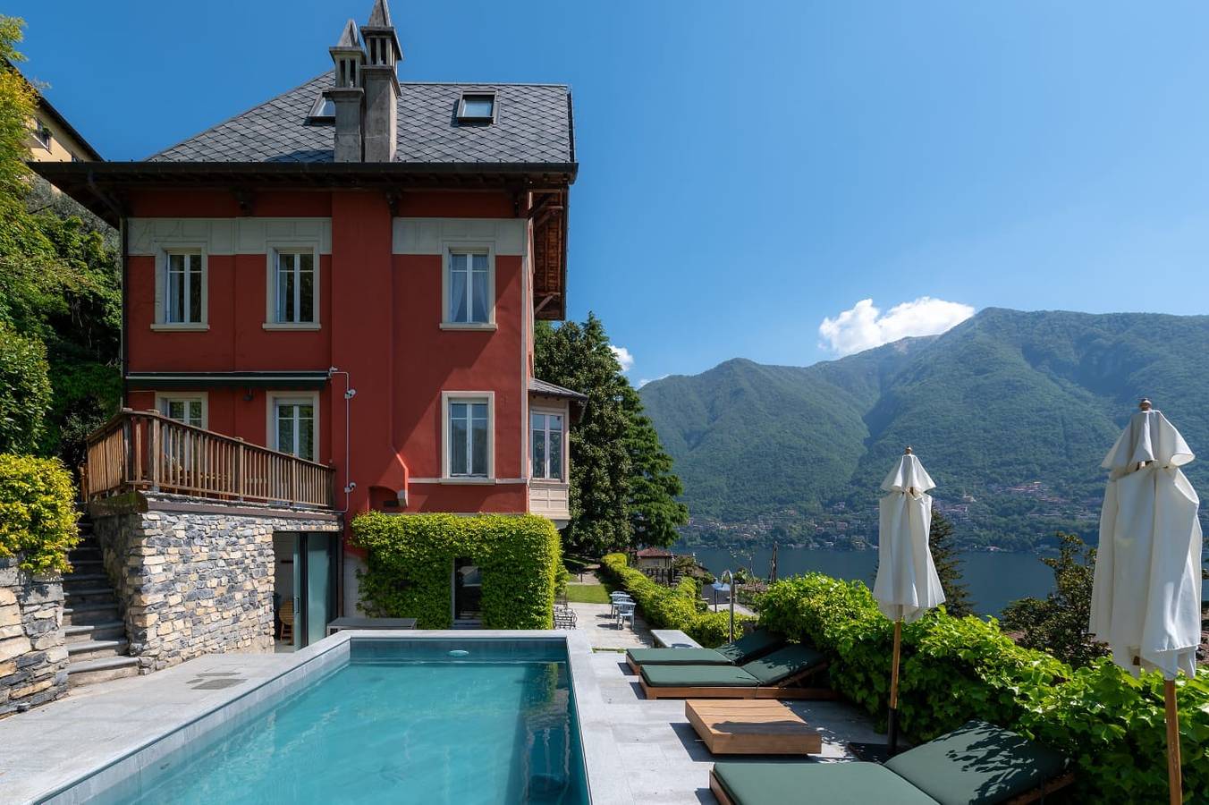 Villa Rubina in Laglio, Comer See