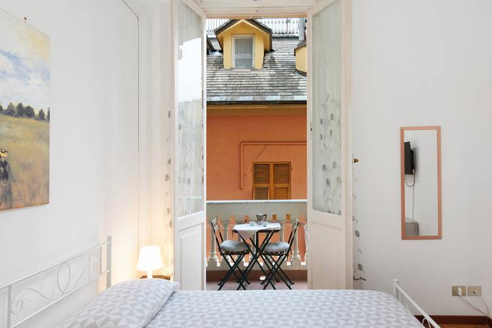 Apartamento para 6 personas, con balcón en Génova