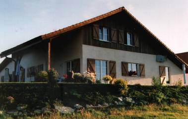 Chambre d’hôte pour 4 personnes, avec jardin ainsi que terrasse et vue dans Canton du Jura