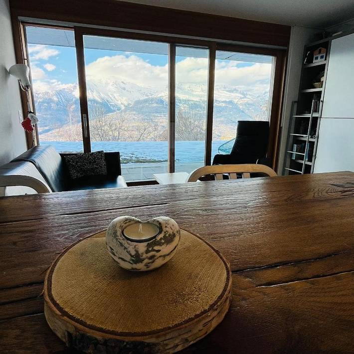 Gîte pour 4 personnes, avec vue et jardin, animaux acceptés dans Nax - 4