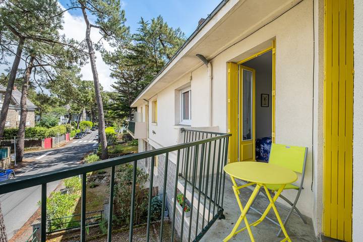 Holiday rental for 2 people, with Balcony and Garden in La Baule-Escoublac