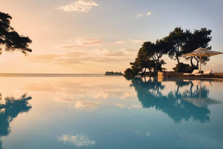 Vakantiepark voor 2 personen, with tuin and zwembad as well as uitzicht and sauna in Griekenland