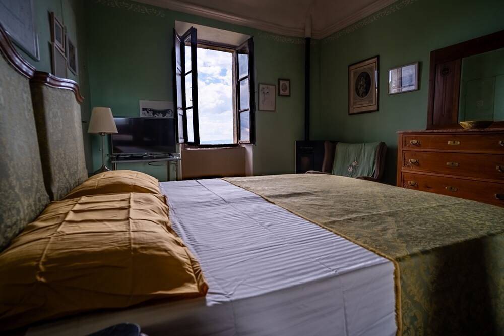 Montelifré Castle in San Giovanni d'Asso, Montalcino