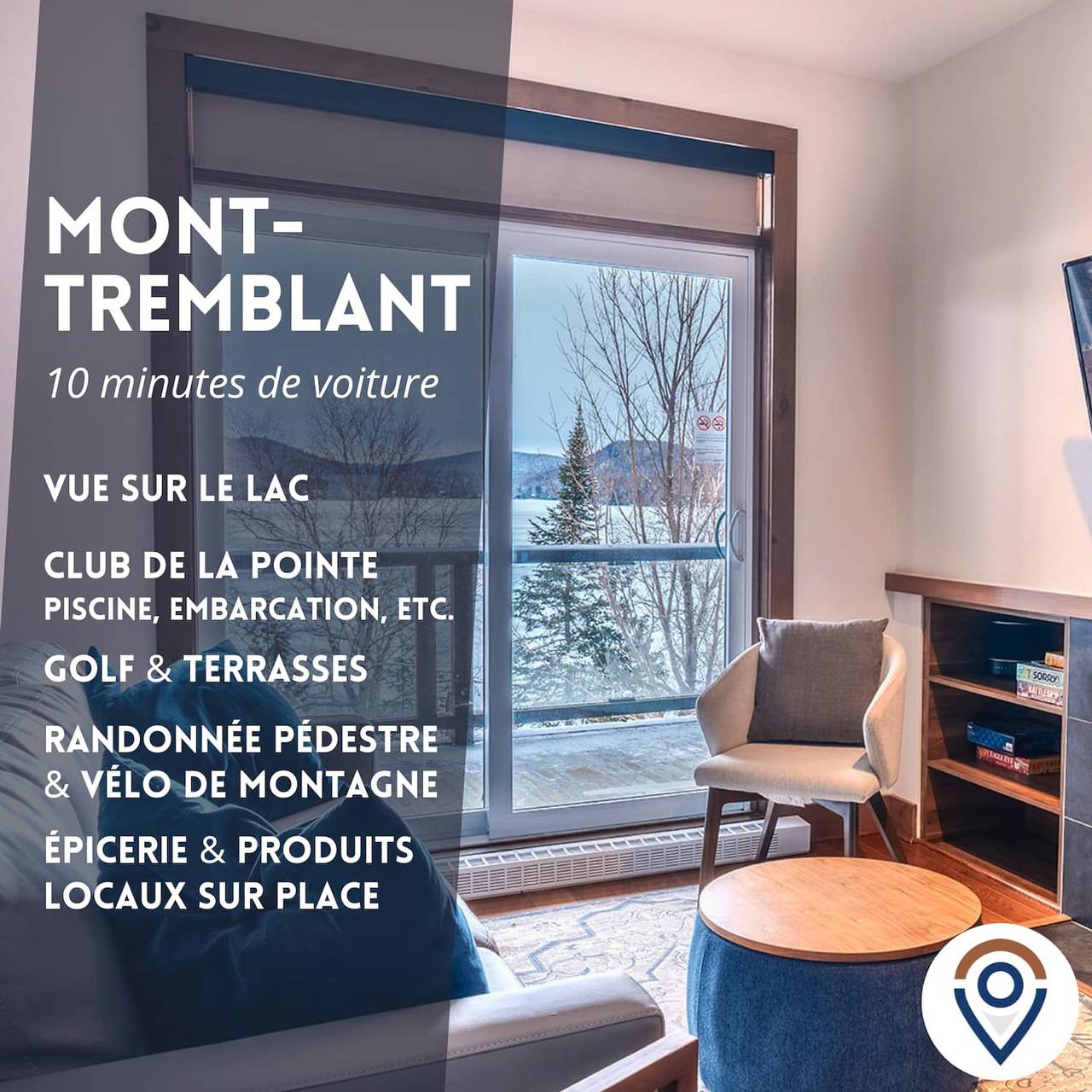 Apartamento entero, Suite overlooking the lake with resort Citq 255216 in Lac-Supérieur, Quebec