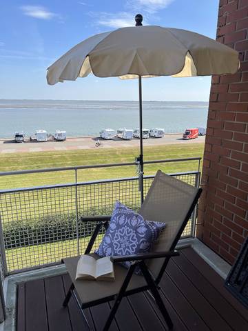 Ferienwohnung für 4 Personen, mit Balkon und Ausblick, mit Haustier in Wilhelmshaven
