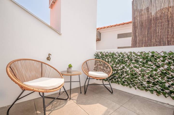Apartamento de férias para 6 pessoas, com terraço em Sesimbra