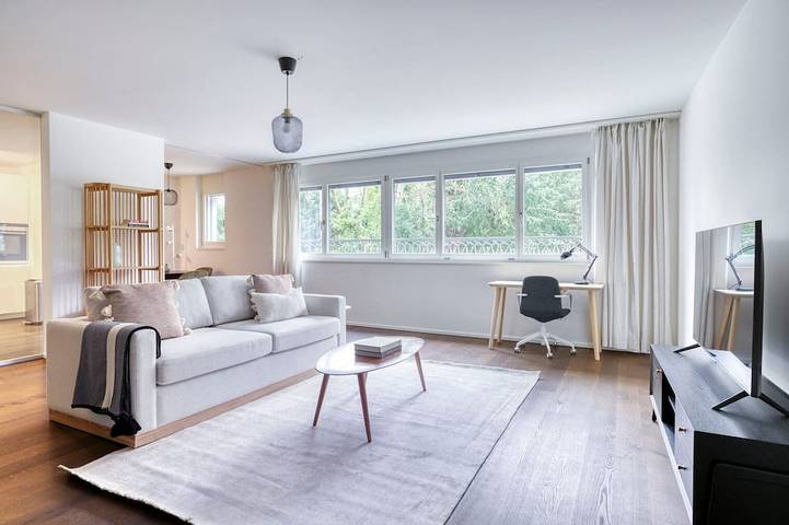 Holiday rental for 4 people, with garden and balcony in Zurich