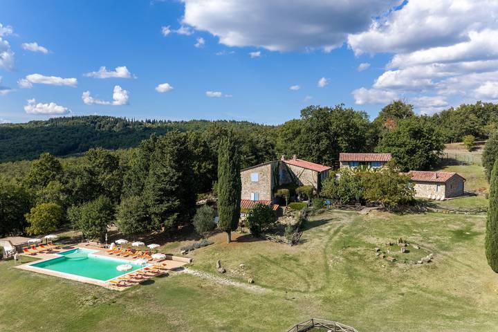 Casa Stella Serena, Casole D'Elsa, Pool - Podere le Scopaie in Chiusdino, Siena Provinz