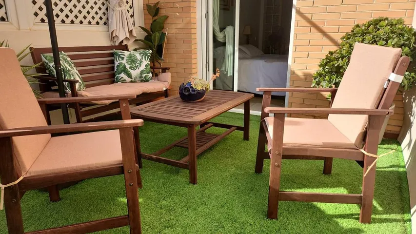 Apartamento de vacaciones para 3 personas, con terraza y piscina - 1