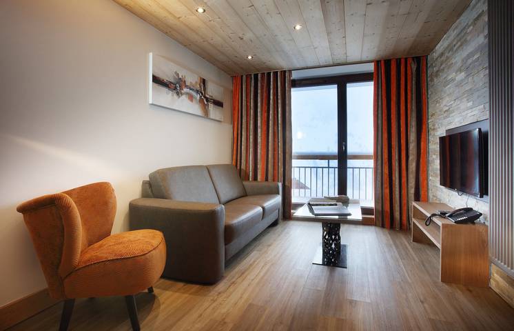 Appartement de vacances pour 4 personnes, avec sauna ainsi que piscine et balcon dans Les Arcs