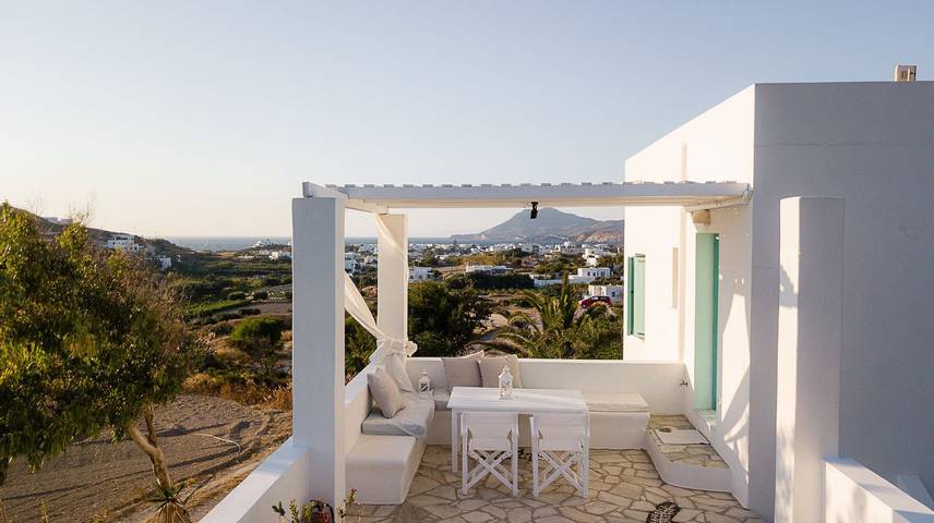 Villa pour 4 personnes, avec balcon dans Milos