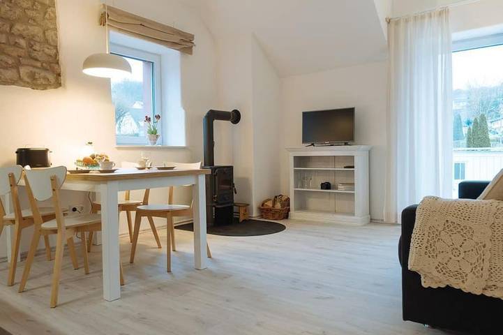 Ferienwohnung für 4 Personen, mit Balkon und Garten