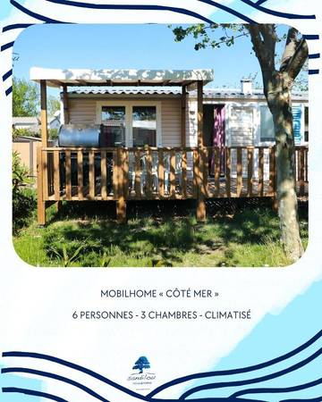 Camping pour 6 personnes, avec terrasse à Sigean