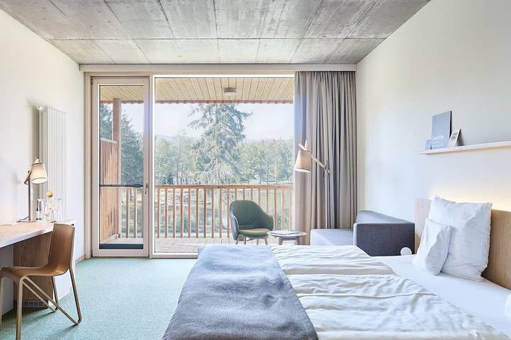 Ferienpark für 2 Personen, mit Balkon und Whirlpool sowie Sauna in Sachsen