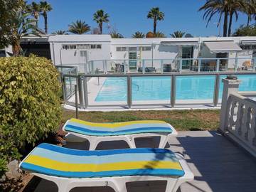 Bungalow für 2 Personen, mit Terrasse und Pool in Playa del Inglés