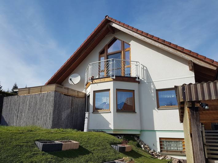 Geheel appartement, Appartement 'Herdi-Schön' met balkon in Herdwangen-Schönach, Region Bodensee-Oberschwaben