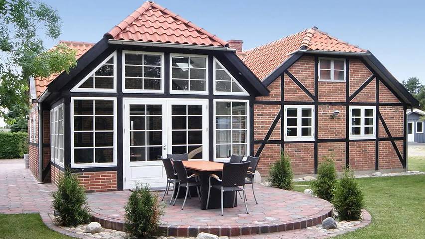Ferienhaus für 9 Personen, mit Whirlpool und Garten, mit Haustier