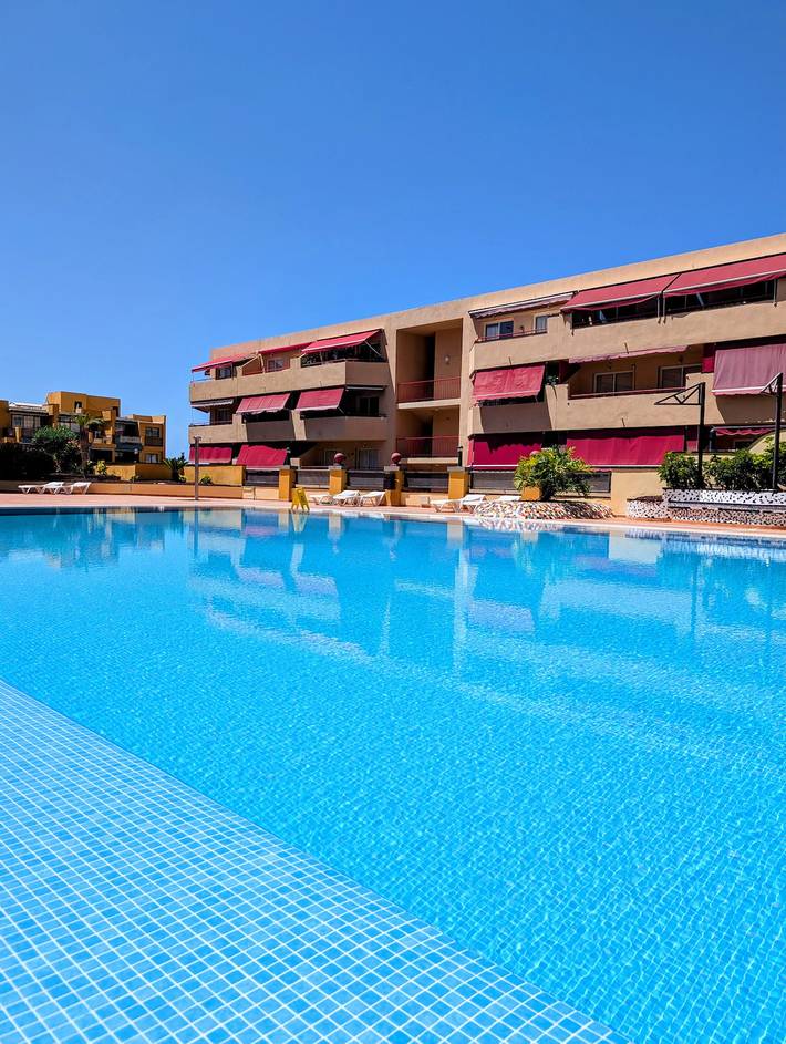Apartamento para 3 personas, con balcón en Puerto Santiago