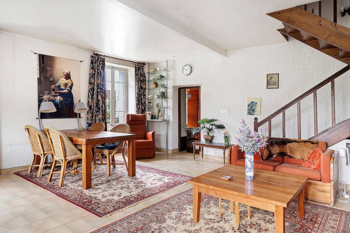 Casa 'La Maison Blanche' con terraza privada y wifi en la Creuse para 6 personas in Ahun, Región de Guéret