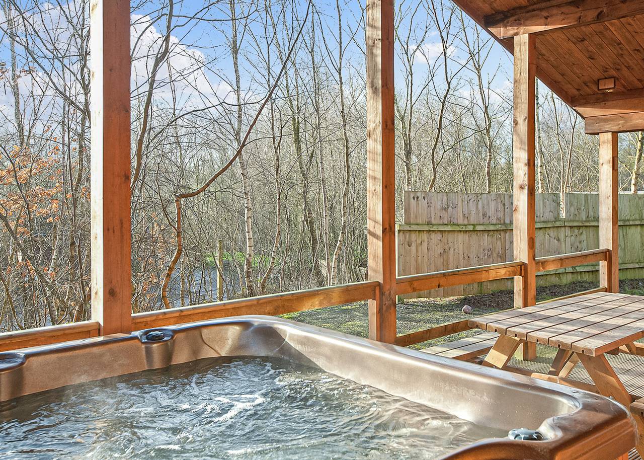 Badger Log Cabin 6 (Pet) in Alton Towers Theme Park, Staffordshire