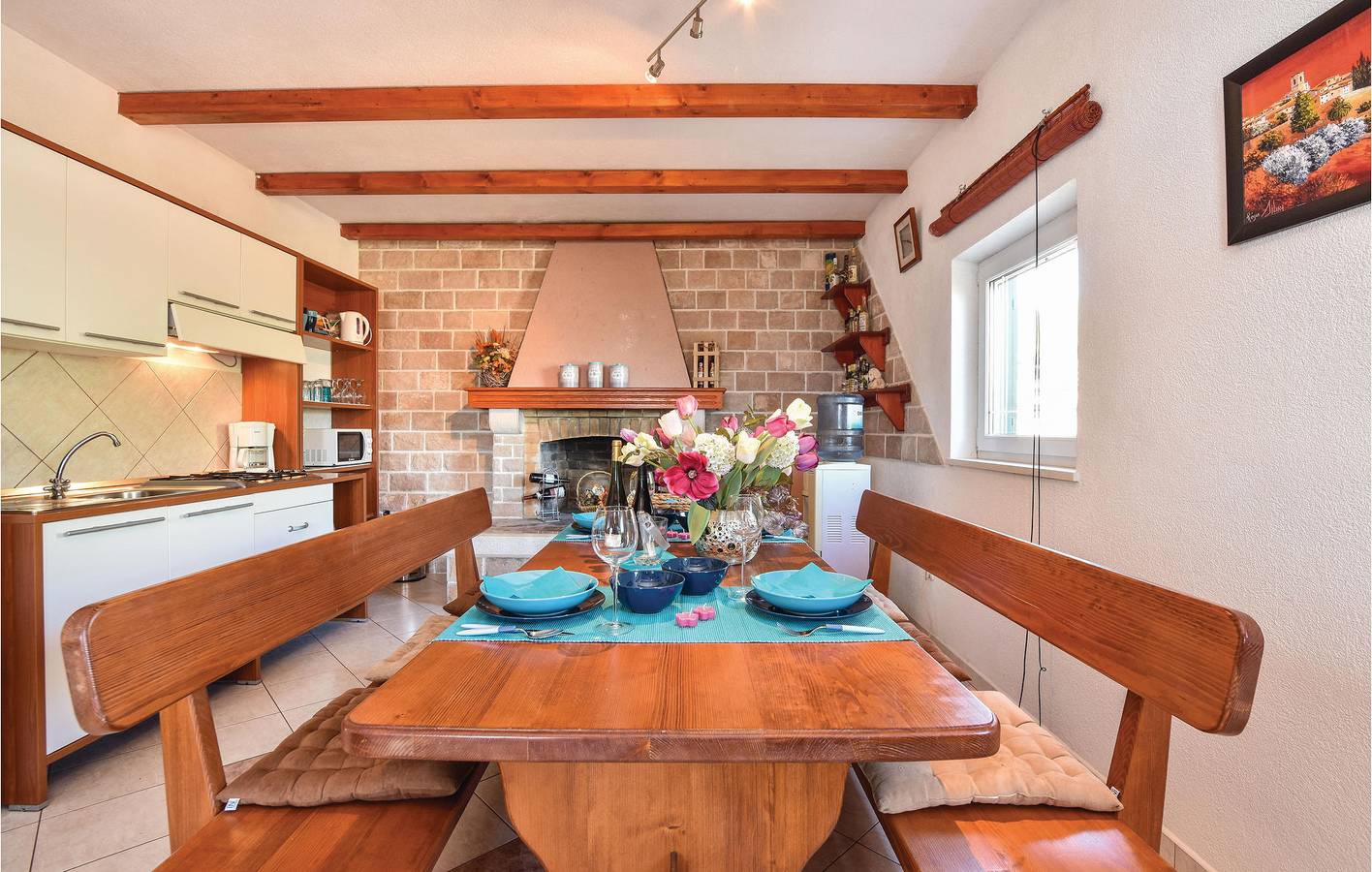 Ferienhaus für 5 Personen mit Ausblick in Postira, Brac