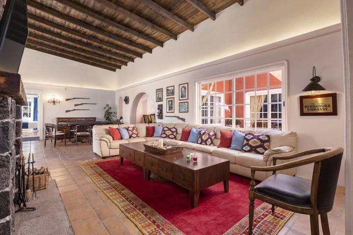 Villa "Karat Hacienda Miranda" mit Meerblick, Pool, Sauna, WLAN, Terrasse und Garten in Granadilla de Abona, Teneriffa Süd