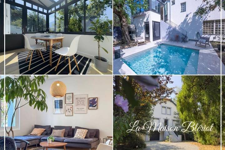 Ferienhaus für 10 Personen, mit Balkon und Terrasse sowie Garten und Pool