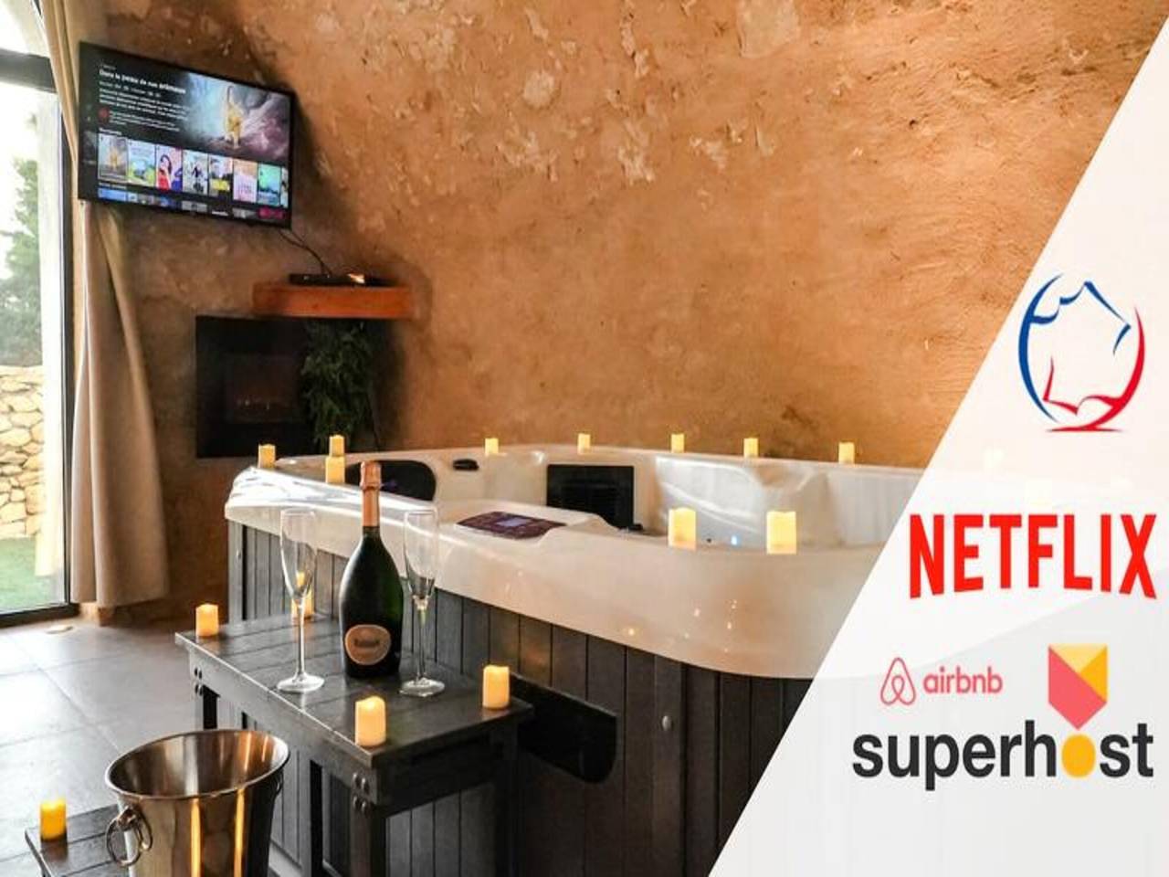 Ganze Wohnung, Wohnung in Reillanne mit Whirlpool in Reillanne, Regionaler Naturpark Luberon