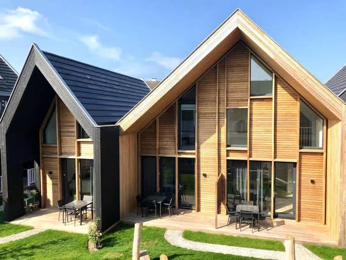 Gîte pour 4 personnes, avec sauna et jardin, adapté aux familles dans Zélande