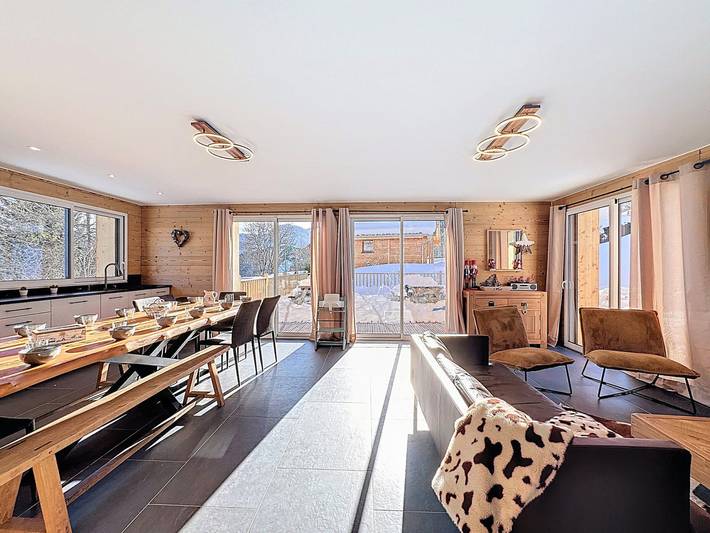 Chalet pour 14 personnes, animaux acceptés dans Le Corbier - 2