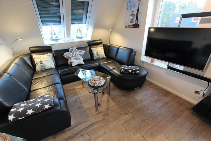 Ferienwohnung für 4 Personen, mit Balkon und Sauna auf Langeoog